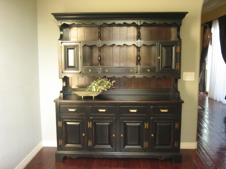 French country kitchen hutch
